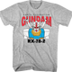 Gray Heather Earth Federation Gundam T-Shirt thumbnail