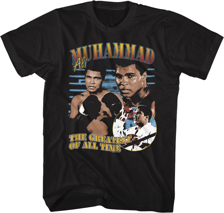 Greatest Of All Time Collage Muhammad Ali T-Shirt