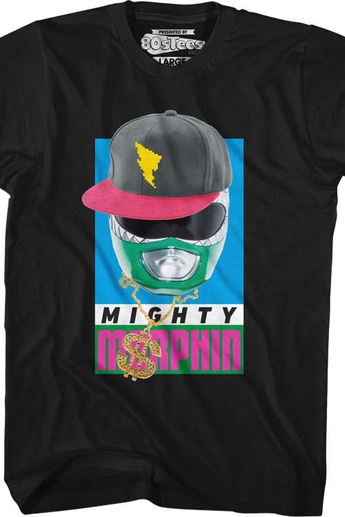 Green Ranger Bling Mighty Morphin Power Rangers T-Shirt