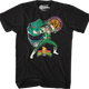 Green Ranger Profile Mighty Morphin Power Rangers T-Shirt thumbnail