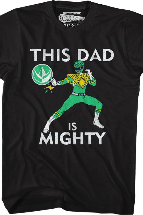 Green Ranger This Dad Mighty Morphin Power Rangers T-Shirt