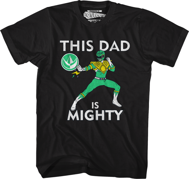 Green Ranger This Dad Mighty Morphin Power Rangers T-Shirt