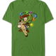 Green Woody's Christmas Lasso Toy Story T-Shirt thumbnail
