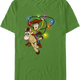 Green Woody's Christmas Lasso Toy Story T-Shirt thumbnail