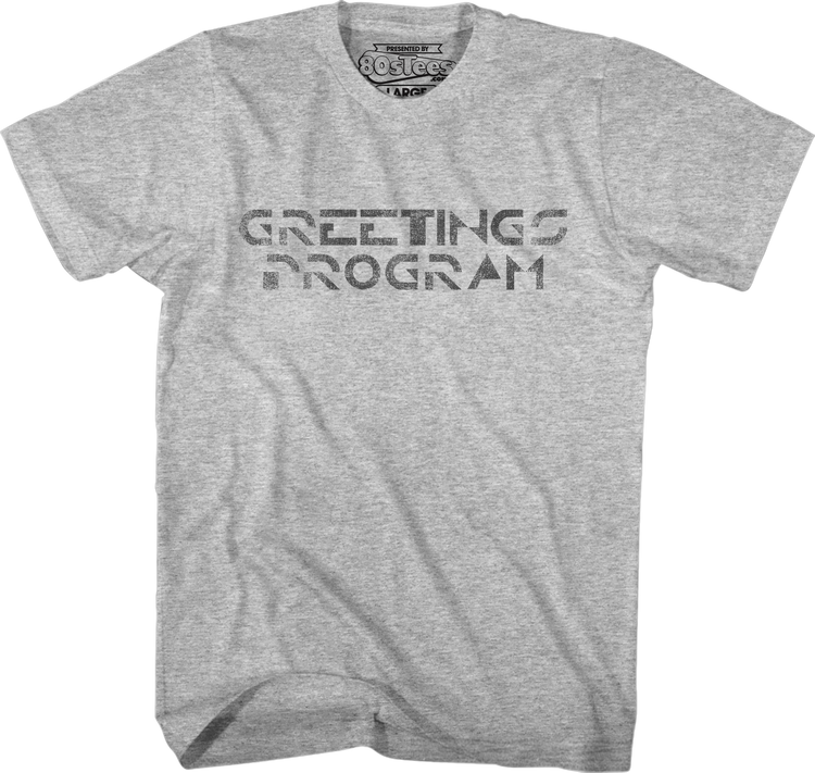 Greetings Program Tron T-Shirt