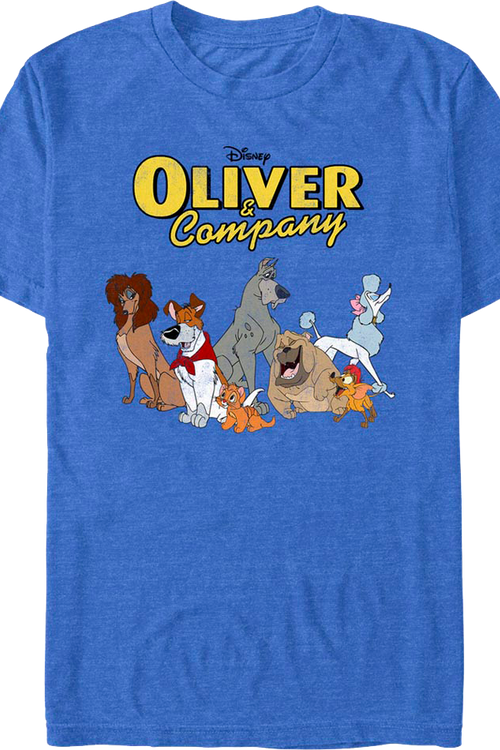Group Photo Oliver and Company Disney T-Shirt