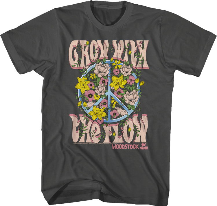 Grow With The Flow Woodstock T-Shirt