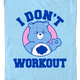 Grumpy Bear I Don't Workout Care Bears T-Shirt thumbnail