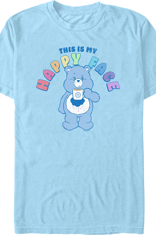 Grumpy Bear This Is My Happy Face Care Bears T-Shirt