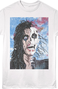 Front & Back Halfskull Trash Alice Cooper T-Shirt