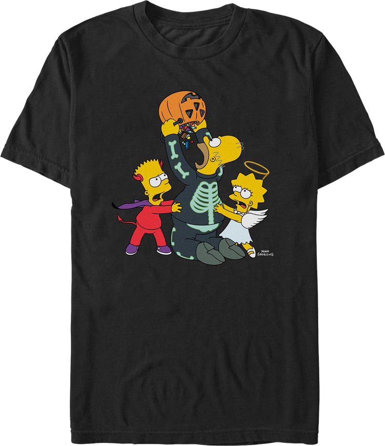Halloween Candy Simpsons T-Shirt