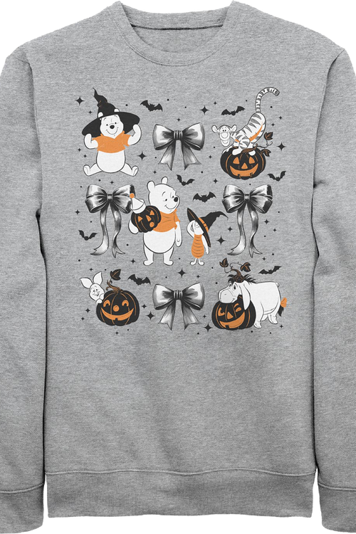 Halloween Collage Winnie The Pooh Sweatshirt