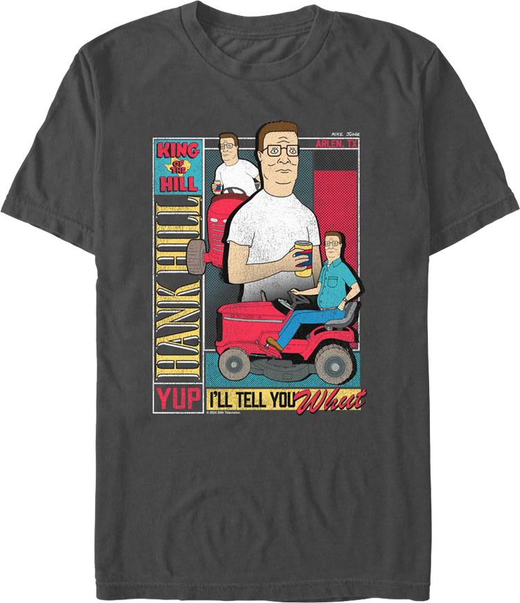 Hank Hill Collage King of the Hill T-Shirt