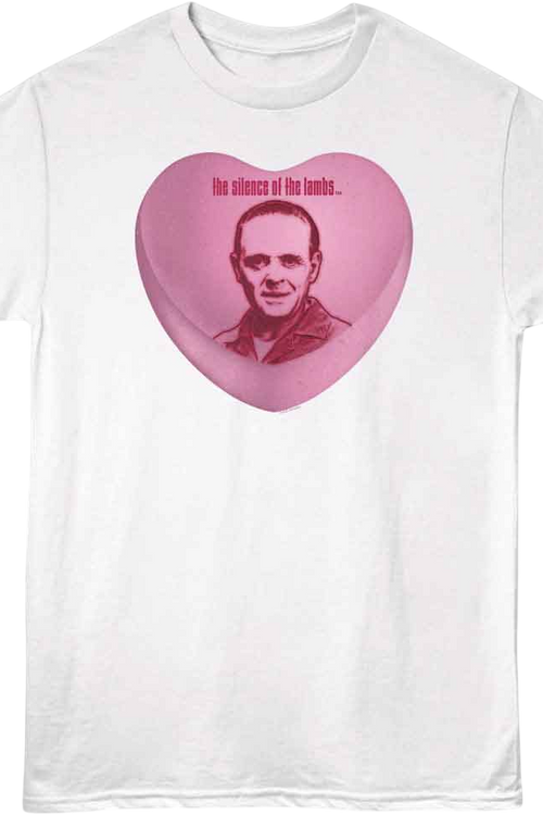 Hannibal Lecter Candy Heart Silence of the Lambs T-Shirt
