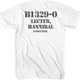 Hannibal Lecter Prison Number Silence of the Lambs T-Shirt thumbnail