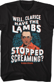 Hannibal Lecter Lambs Stopped Screaming Silence of the Lambs T-Shirt