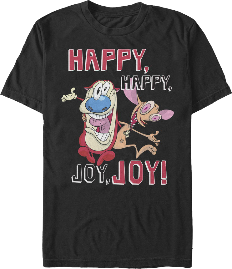 Happy Happy Joy Joy Ren and Stimpy T-Shirt