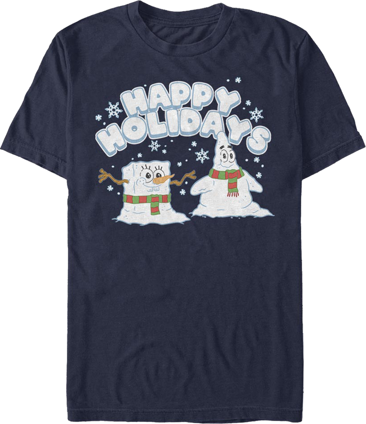 Happy Holidays SpongeBob SquarePants T-Shirt