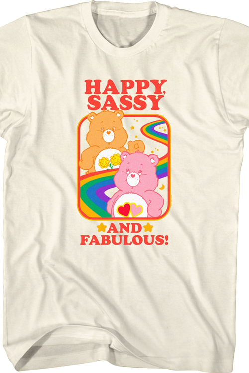 Happy, Sassy And Fabulous Care Bears T-Shirt