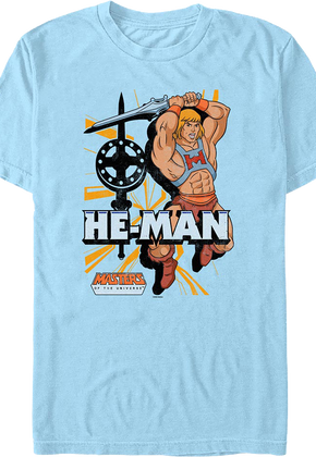 He-Man Power Sword Pose Masters Of The Universe T-Shirt