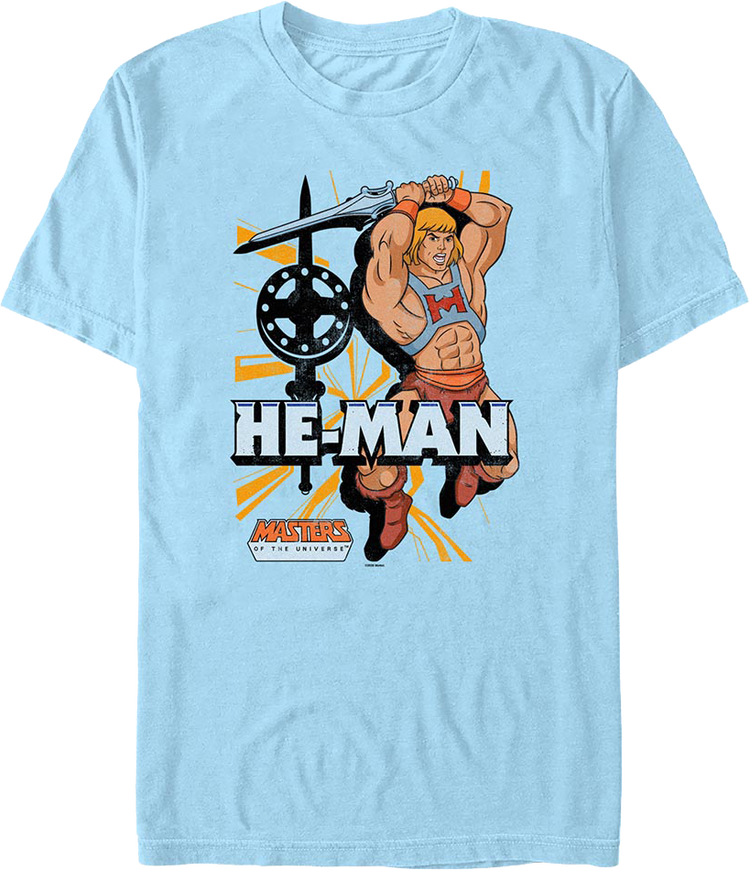 He-Man Power Sword Pose Masters Of The Universe T-Shirt