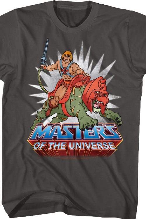 He-Man Rides Into Battle Masters of the Universe T-Shirt