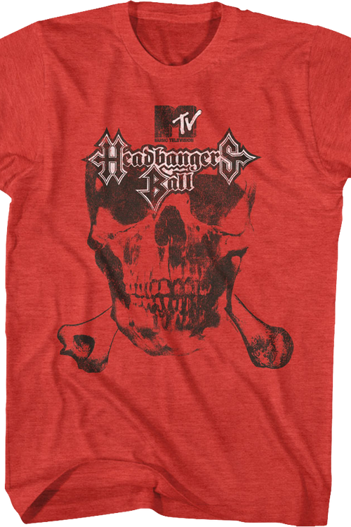 Headbangers Ball Skull MTV Shirt