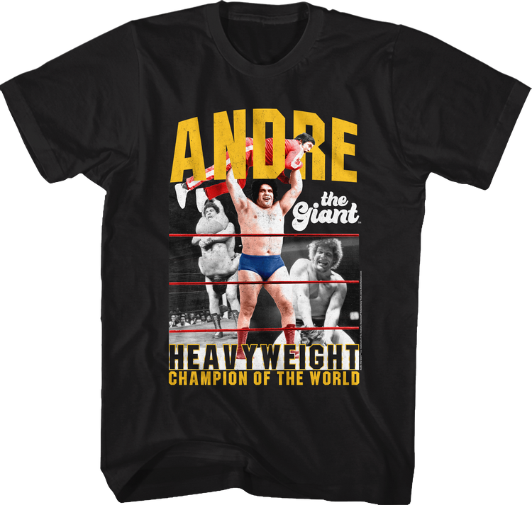 Heavyweight Champion Of The World Andre The Giant T-Shirt