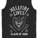 Hellfire Lives Class Of 2026 Stranger Things Tank Top thumbnail