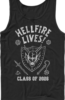 Hellfire Lives Class Of 2026 Stranger Things Tank Top