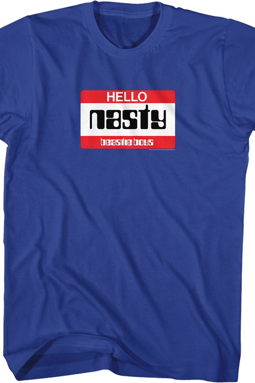 Hello Nasty Name Tag Beastie Boys T-Shirt