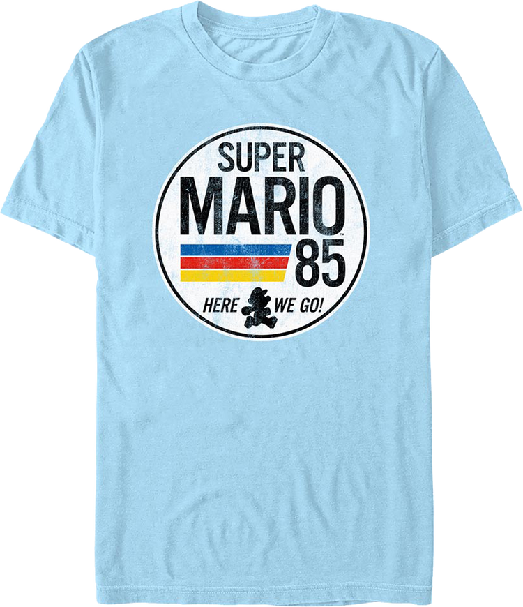 Here We Go Super Mario '85 Nintendo T-Shirt