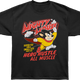 Hero Hustle All Muscle Mighty Mouse Oversized T-Shirt thumbnail