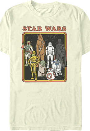 Heroes And Villains Retro Frame Star Wars T-Shirt