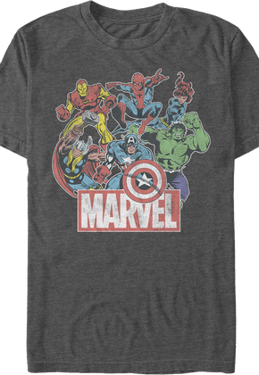 Heroes Assemble Marvel Comics T-Shirt
