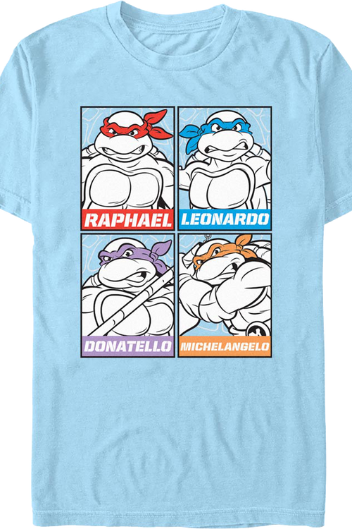 Heroes In A Half Shell Panels Teenage Mutant Ninja Turtles T-Shirt