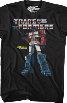 Heroic Autobot Optimus Prime Transformers T-Shirt