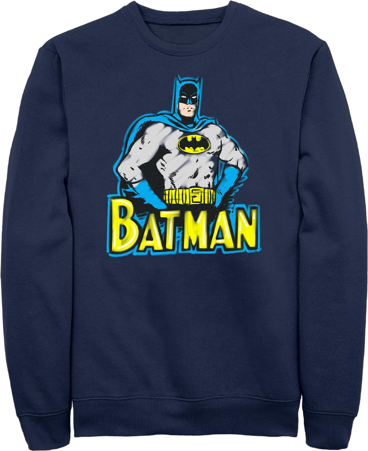 Batman Heroic Pose DC Comics Sweatshirt