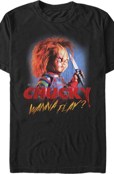 Hi I'm Chucky Wanna Play Child's Play T-Shirt