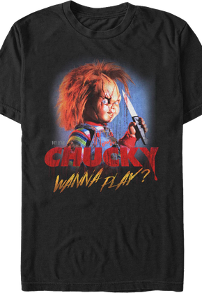 Hi I'm Chucky Wanna Play Child's Play T-Shirt