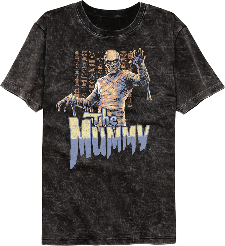 Hieroglyphs The Mummy Mineral Wash T-Shirt