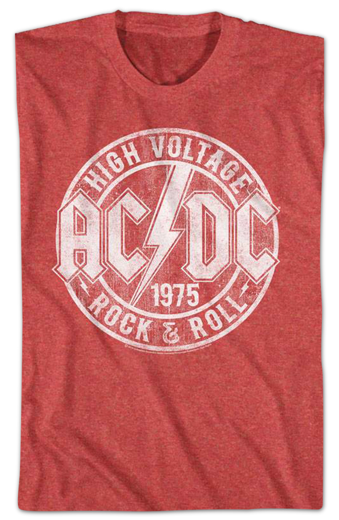 High Voltage Rock and Roll ACDC T-Shirt