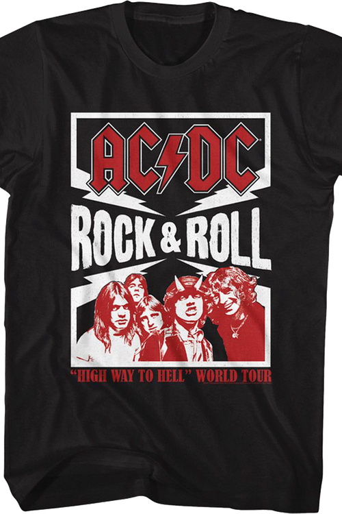 Highway To Hell World Tour ACDC Shirt