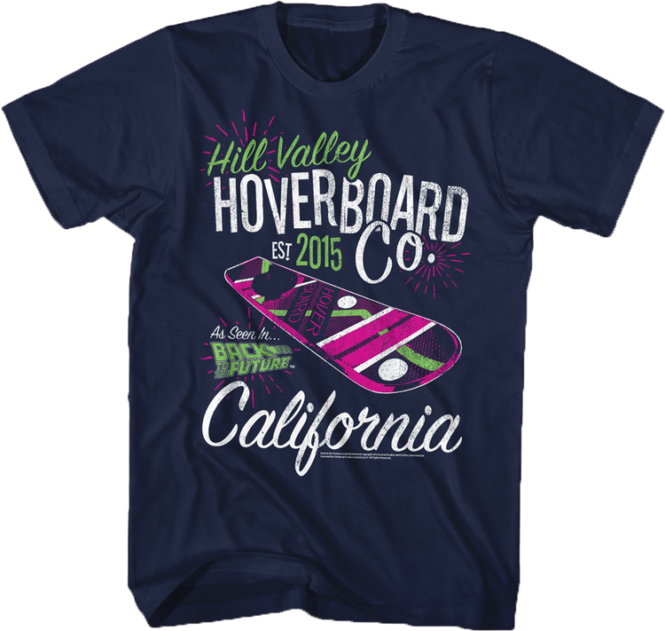 Hill Valley Hoverboard Back To The Future T-Shirt