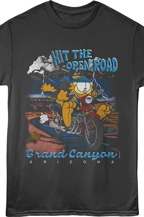 Hit The Open Road Grand Canyon Garfield T-Shirt