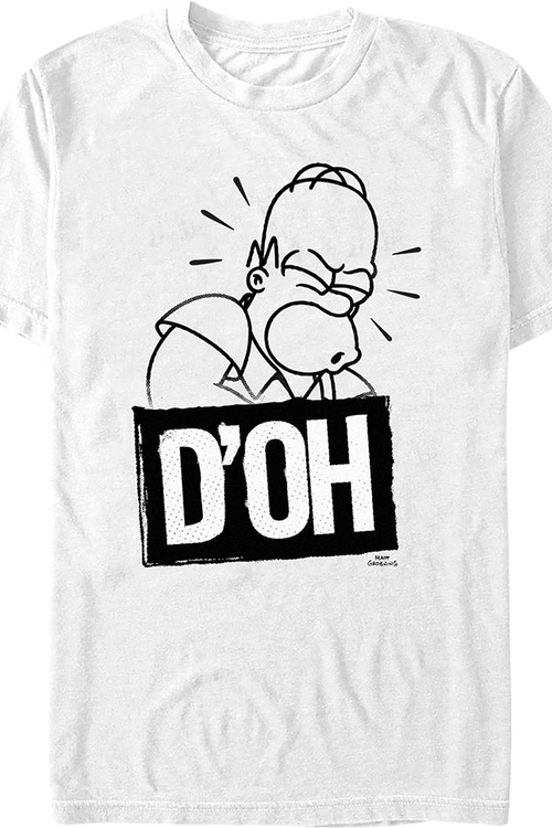 Homer Simpson D'oh Simpsons T-Shirt