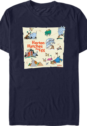 Horton Hatches the Egg Collage Dr. Seuss T-Shirt