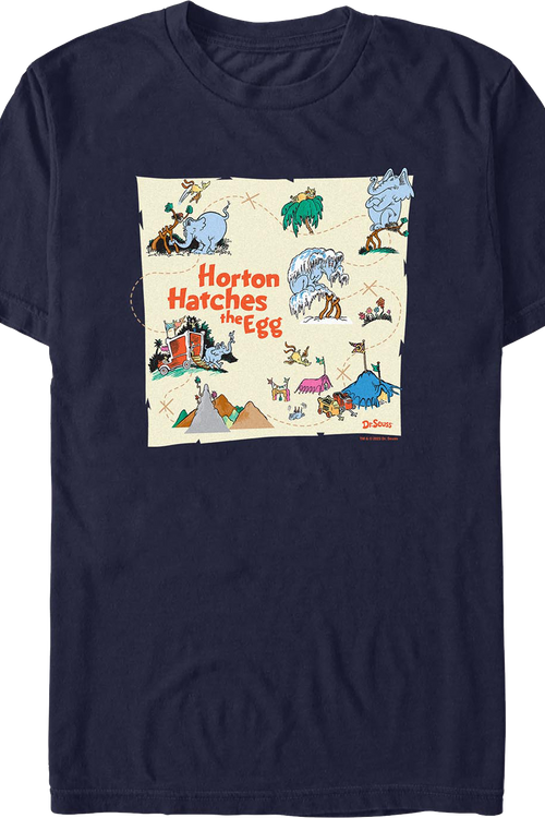 Horton Hatches the Egg Collage Dr. Seuss T-Shirt