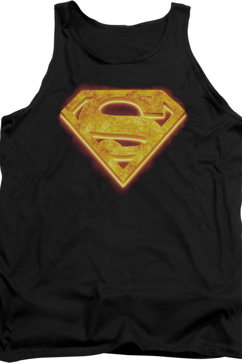Hot Steel Logo Superman Tank Top