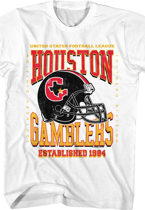 Houston Gamblers Established 1984 USFL T-Shirt
